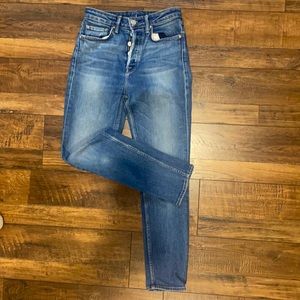 NOEND Buttonfly High Rise Jeans